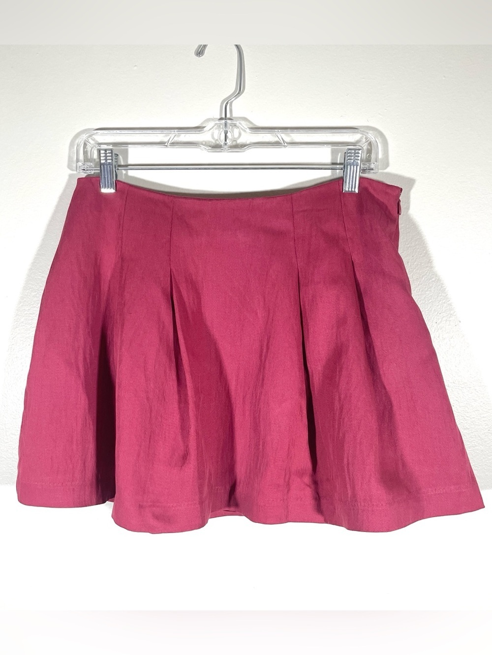 A New Day NWT Pleated Skort Berry Pink Tennis Skirt Shorts Preppy Balletcore